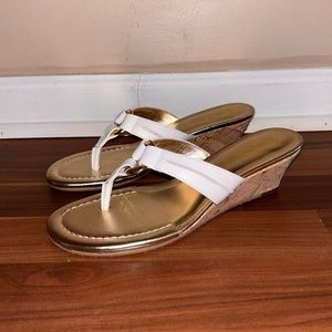 Lilly Pulitzer McKim Wedge Sandal White